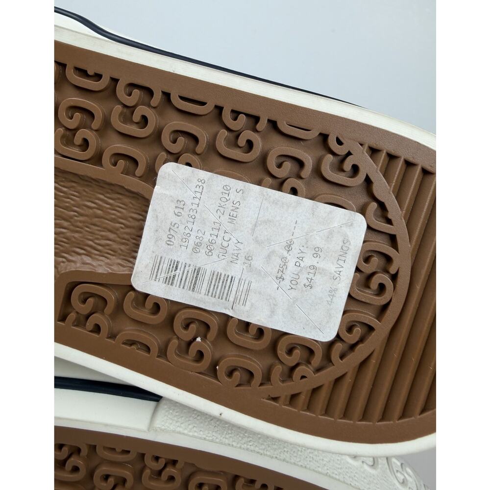 Size 16G/16.5US - Gucci Tennis 1977 Blue Denim Sneakers💙 NEW/RETAIL $750! - Picture 10 of 11